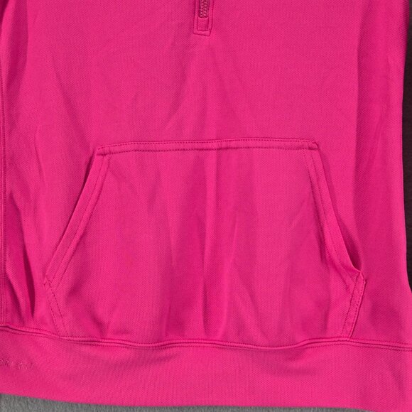 Nike Dri-Fit Long Sleeve Activewear, 1/4 zip, Hot Pink, Running, Pullover, Small - Picture 3 of 10